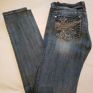 Women's Miss Me Skinny Jeans, JP5343S, Size 27